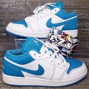 Air Jordan 1 Nike Aquatone Low 553560-174 Youth Size 6Y